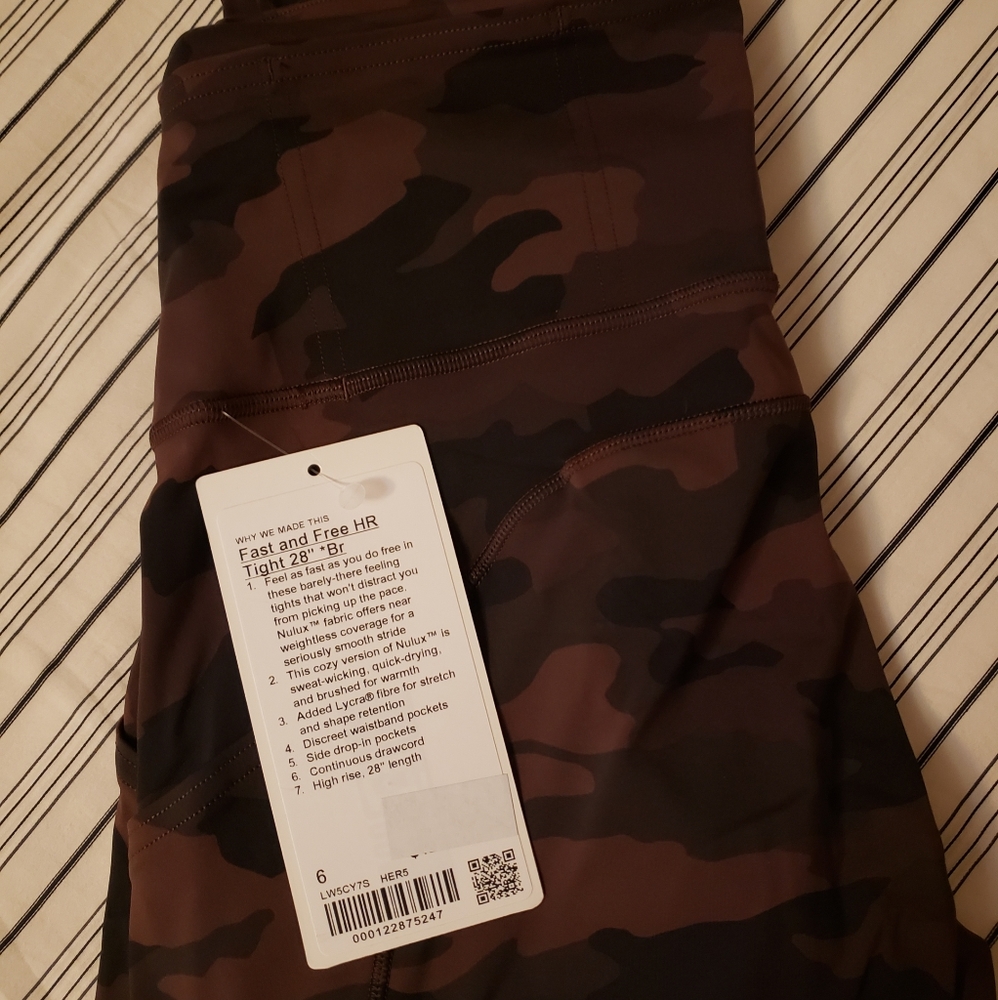 Lululemon Fast and Free High-Rise Tight 28"